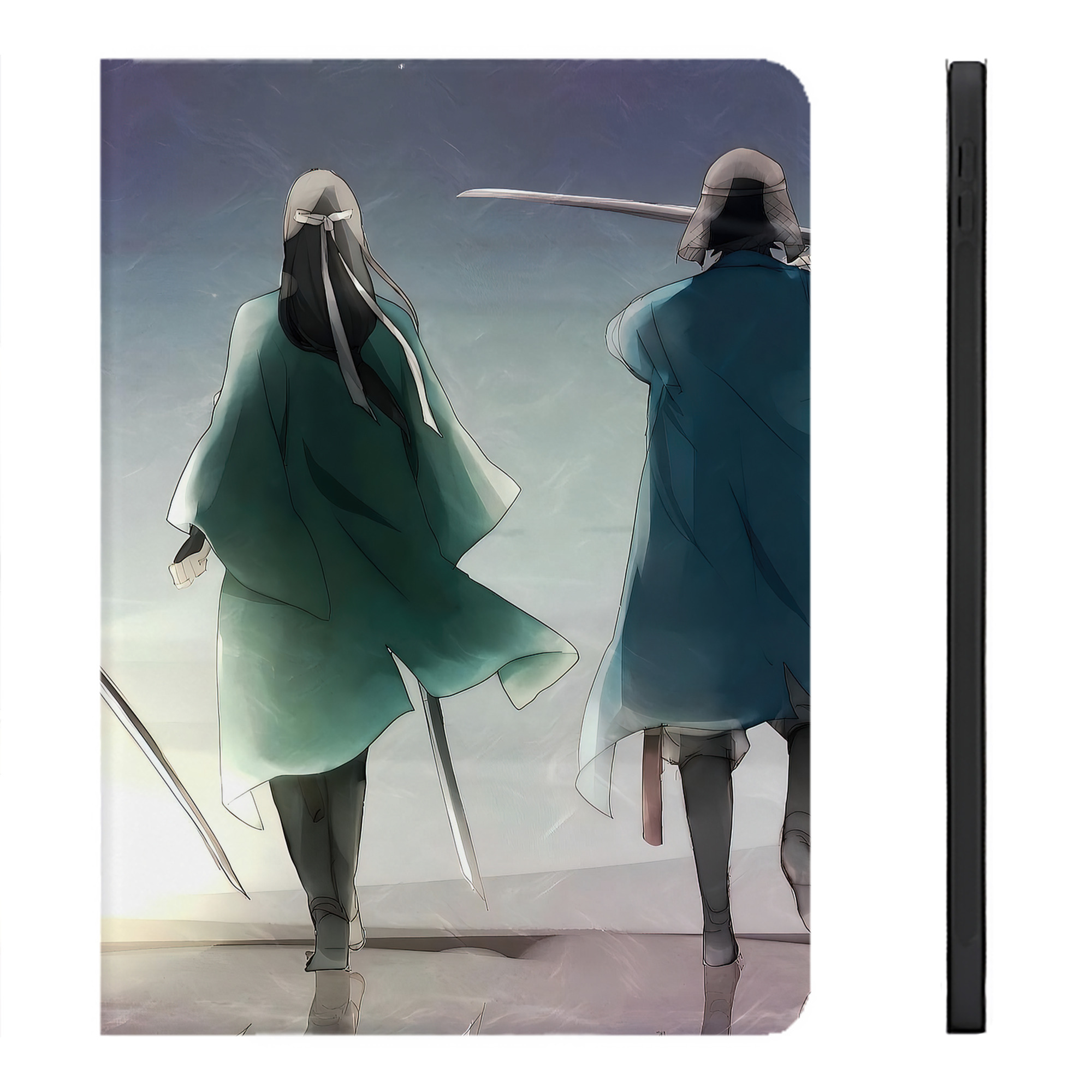 （画像用） ぎんたま 坂田銀時（さかたぎんとき） 神楽 志村新八（しむら しんぱち） GINTAMA Sakata Gintoki Kagura Shimura Shinpachi IPadケース ペンホルダー付き ブックスタイルデザイン